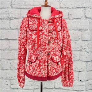 Anthropologie Corduroy Floral Jacket